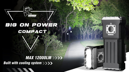 T5_12,000LM Flashlight with Advanced Cooling System